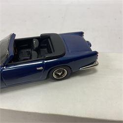Illustra Models - 1:43 scale die-cast Aston Martin DB5 1066 Country Convertable, finished in metallic blue 