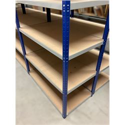 Metal Storage shelving units, approximately, seven bays,
will be disassembled upon collection - THIS LOT IS TO BE COLLECTED BY APPOINTMENT FROM DUGGLEBY STORAGE, GREAT HILL, EASTFIELD, SCARBOROUGH, YO11 3TX