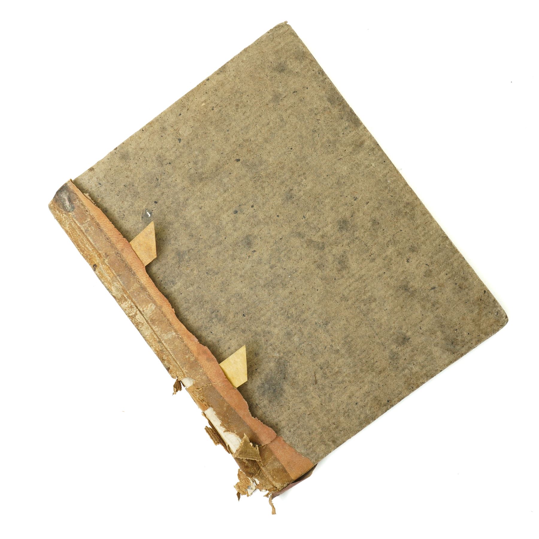 John Robinson - Early 19th century handwritten accounts book , with South Cave connection listing accounts from Mercers, Grocers, Butchers etc followed by various mathematical calculations