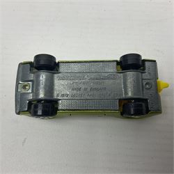 Matchbox 1-75 Series 'Superfast' ex-shop stock - eight models comprising 9e AMX Javelin, 13e Baja Buggy, 14d Iso Grifo, 19e Road Dragster, 22d Freeman Intercity Commuter, 23e Volkswagen Camper, 27e Lamborghini Countach and 29d Racing Mini; all boxed (8)