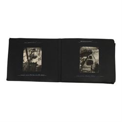 20th century photograph album belonging to Mr S. Wallis of Whitby, the photographs documenting his life on the sea, during his time in the Navy aboard MV Laurelwood and his return to Whitby, including the Japanese attack on Woosung China 1931, a lumber camp in Canada 1929, Timbi Island Santos 1929, whaling on board S.S Curacoa, Whitby railway strike 1927, Whitby Regatta 1958, etc