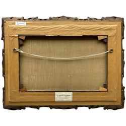 Charles G Hards (British ex.1883-1898): The Young Kitchen Assistant and Companion, oil on canvas signed and dated 1878, 37vm x 54cm