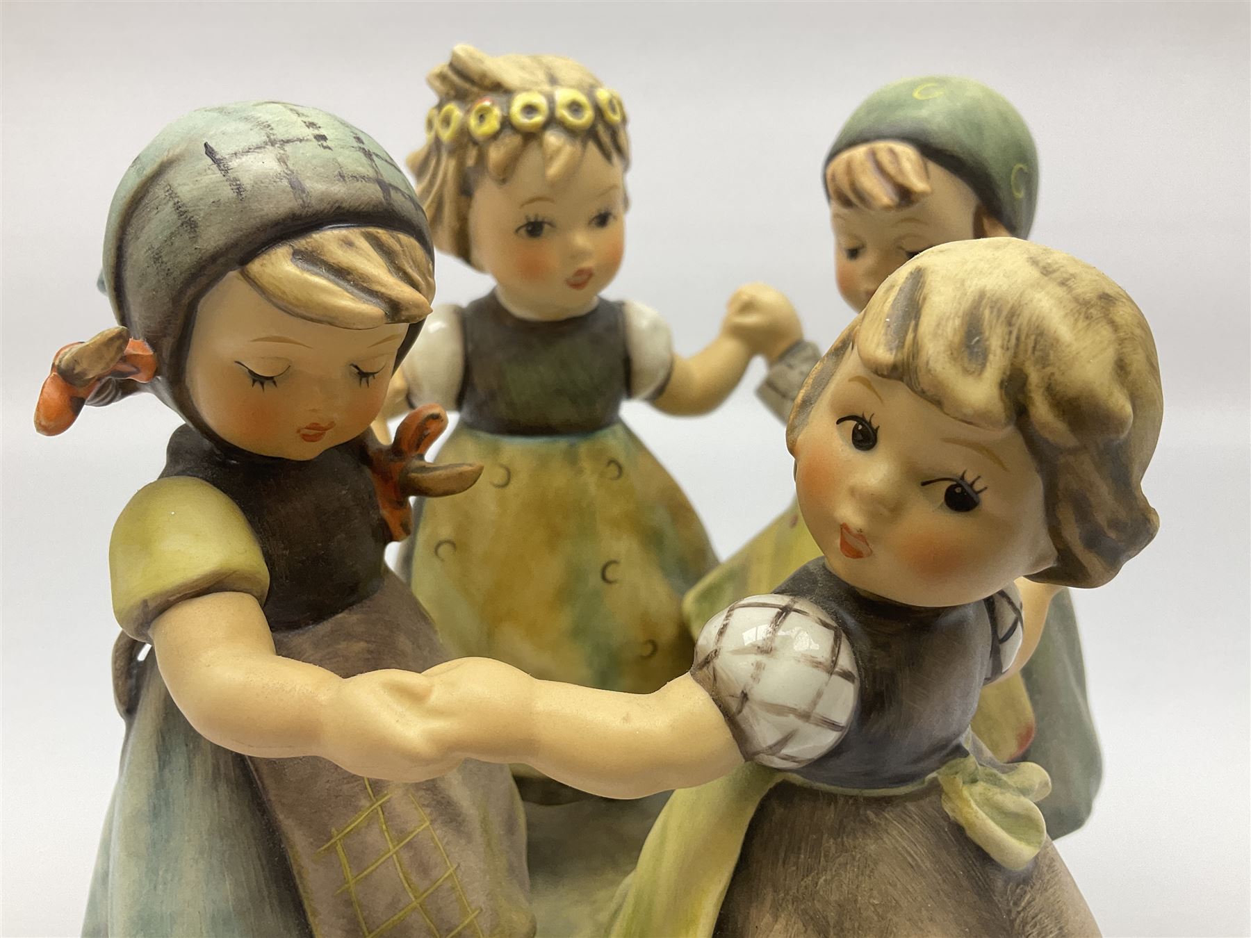 Large Hummel figure group by Goebel, Ring Around the Rosie, H19cm