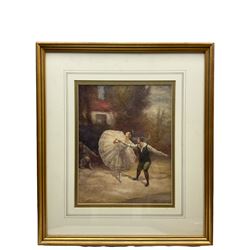H Eggleston (British early-mid 20th century): Two Dancers, watercolour signed and dated '31, 27cm x 21cm
