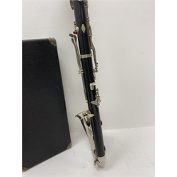  LeBlanc Paris four-piece bass clarinet, serial no. 5197, L96cm, in fitted case with accessories  