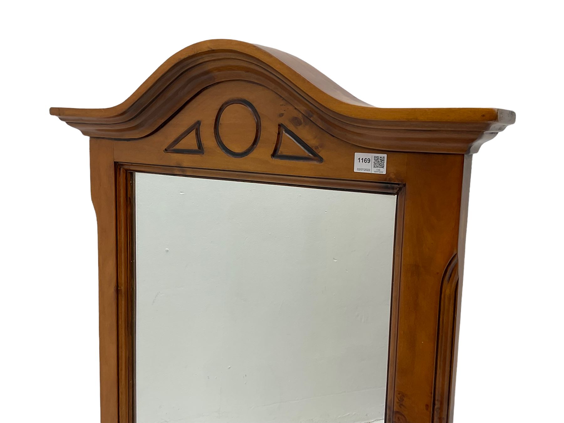 Ponsfords of Sheffield - French cherry wood wall mirror