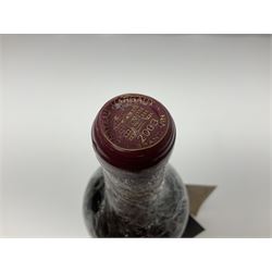 Chateau Margaux, 2003, Margaux, unknown content and proof, this bottle has depressed cork and signs of seepage