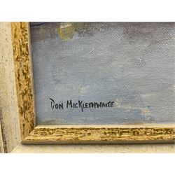 Don Micklethwaite (British 1936-): 'Harbour View Whitby', acrylic on board signed, titled verso 31cm x 45cm