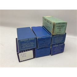 Hornby Dublo - nineteen goods wagons comprising 32040 Goods Van D1 (SR) in LMS stickered box, DR375 Goods Van D1 (GW), D303 Open Goods Wagon D1 (GW), 32044, 32076, 32052, 32021, 32074, 32056, 32065, DR379, 32070, 32020, DR373, two x 32075, High Sided Wagon D2 (LMS) in NE stickered box; all boxed; Tank Wagon D1 (Esso) and DR380 Meat Van D1; both in later unassociated boxes (19)