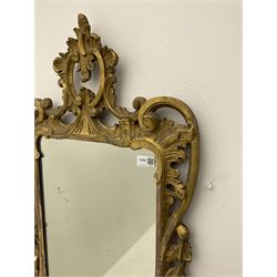 19th century giltwood wall mirror 