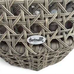 Hartman basket hanging garden chair with cushion and cover