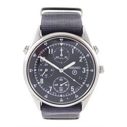 Seiko British Military Issue Generation 2 gentleman's stainless steel, chronograph quartz ...
