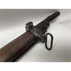 RFD ONLY AS NO CIVILIAN PROOF MARKS - Victorian Enfield 1886 .577/450 Martini Henry Mk.IV long lever rifle, partially dismantled with most parts thought to be present, 84cm(33
