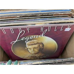 Quantity of vinyl LPs to include Elton John, Janet Jackson, Buddy Holly, Elvis, Cliff Richard, Earth Wind & Fire, together with other records