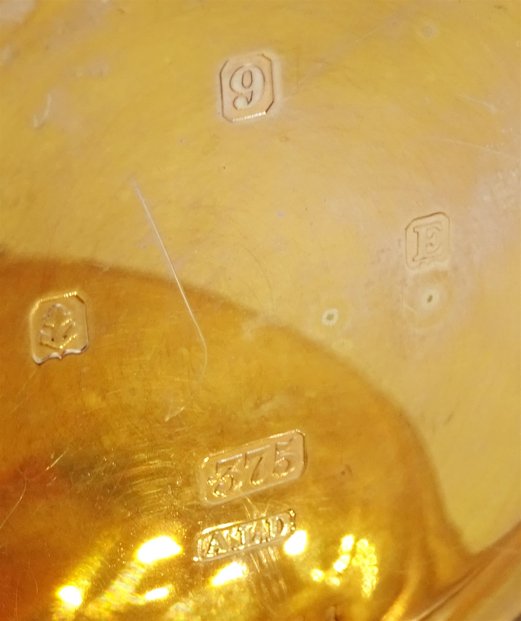 Early 20th century 9ct gold open face, keyless lever pocket watch by American Watch Company, Waltham, No. 26671063, case by Dennison, Birmingham 1929