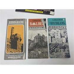 Seven pen knives, two lighters, including one Ronson example and a collection of postcards