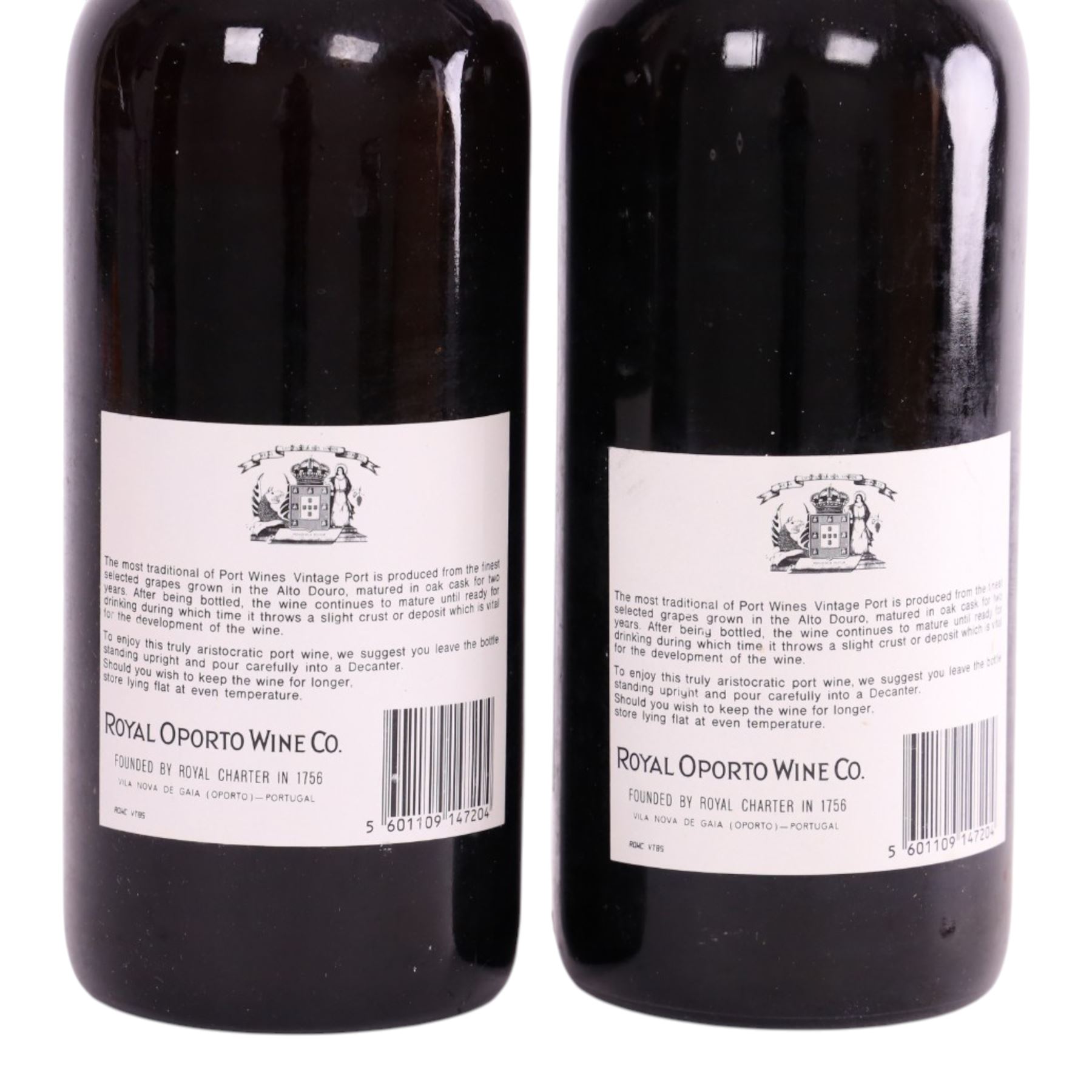 Royal Oporto, 1985, vintage port, 75cl, 21% vol, twelve bottles cased