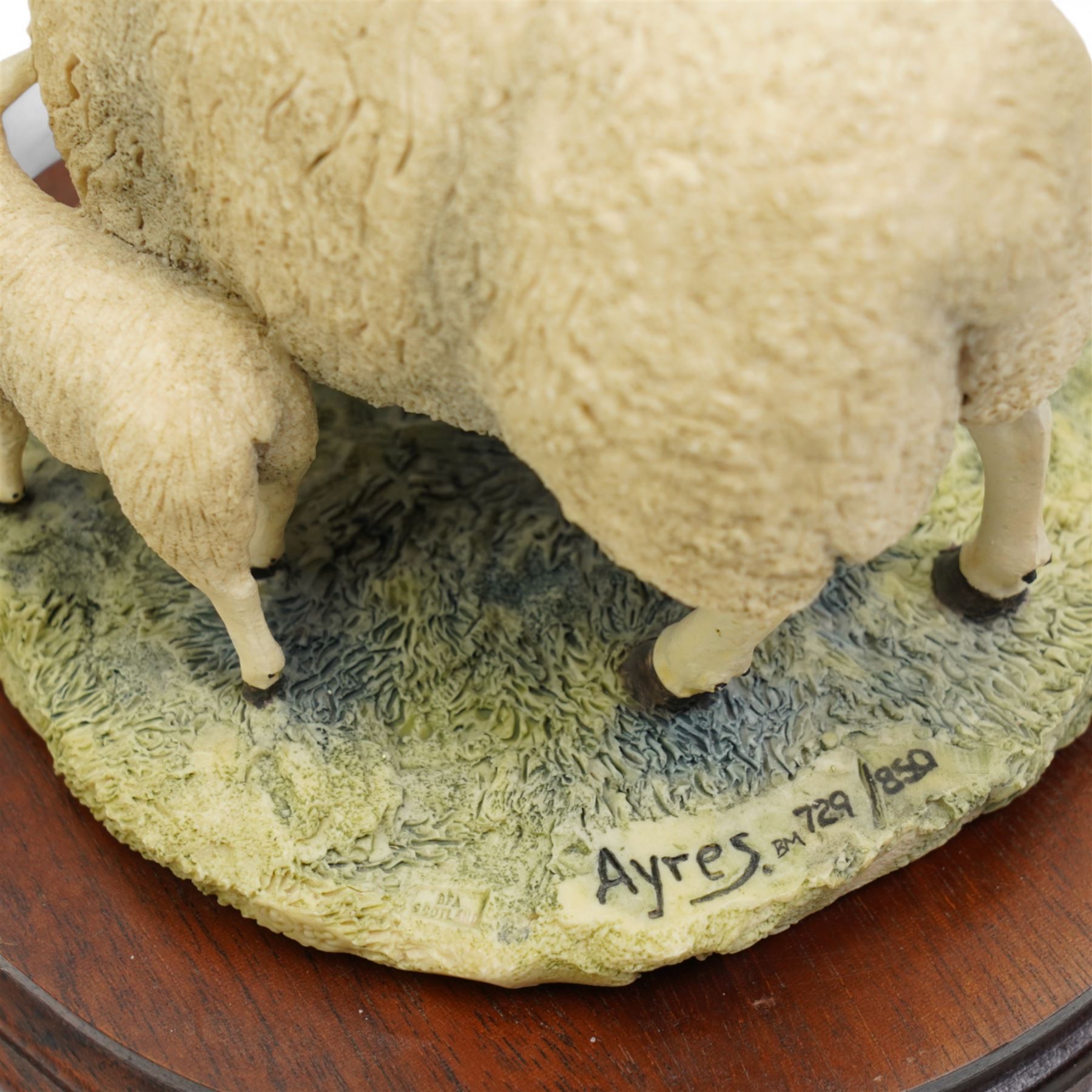  Border Fine Arts 'Coming Home' by Judy Boyt, another 'Texel Ewe and Lambs' by Ray Ayres 729/850 and 'Spring Lambing' by Ray Ayres from the James Herriot collection (3) 