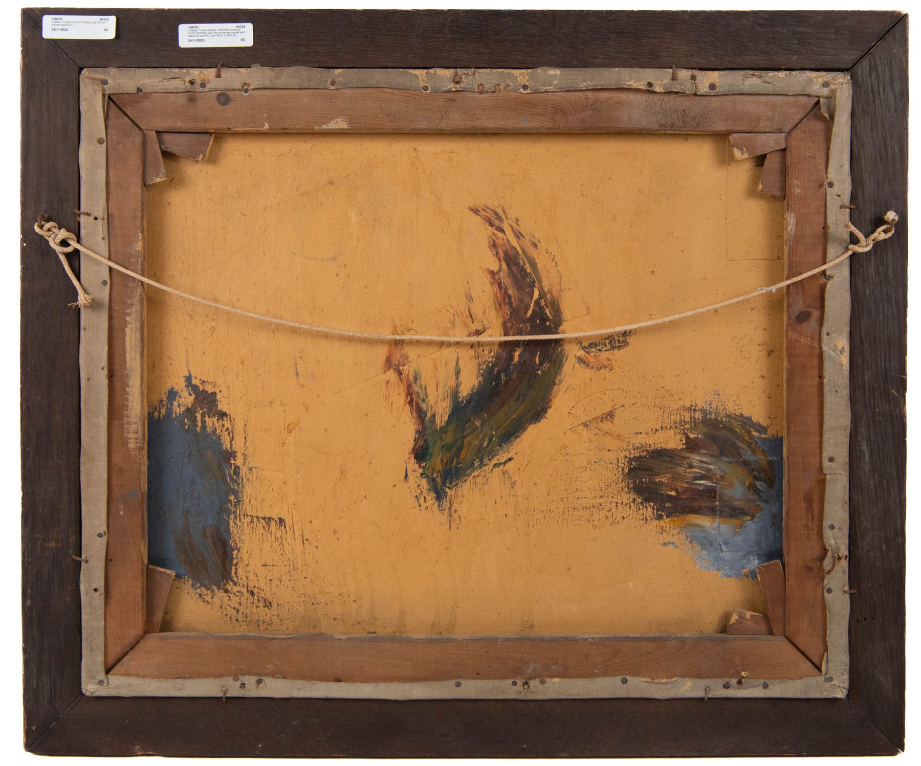 Charles F Davis (British 19th/20th Century): Horse Portraits, pair oils on canvas signed and dated '09 and '05, max 45cm x 55cm (2)