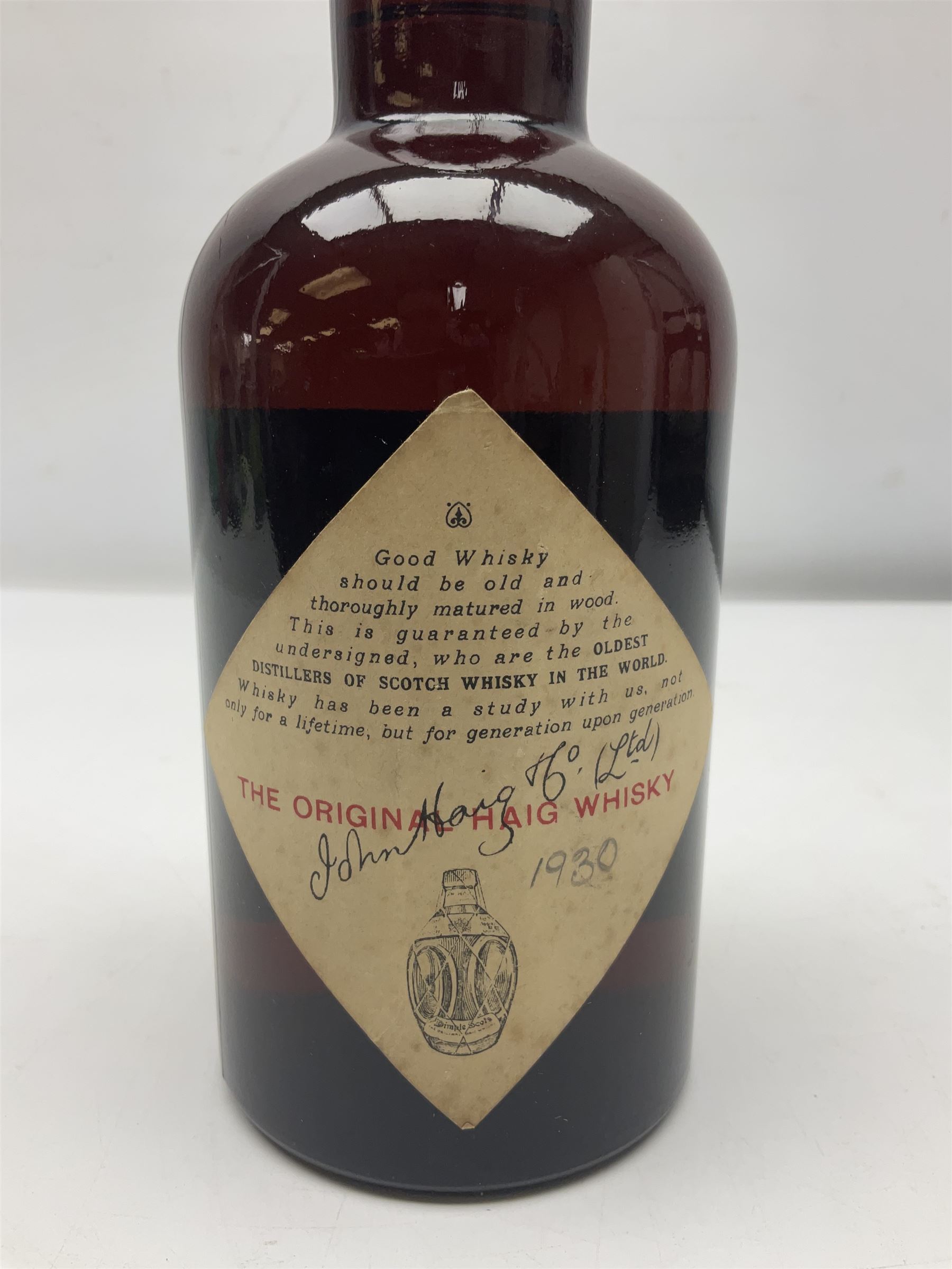 John Haig & Co Ltd Gold Label Scotch whiskey, unknown contents and proof