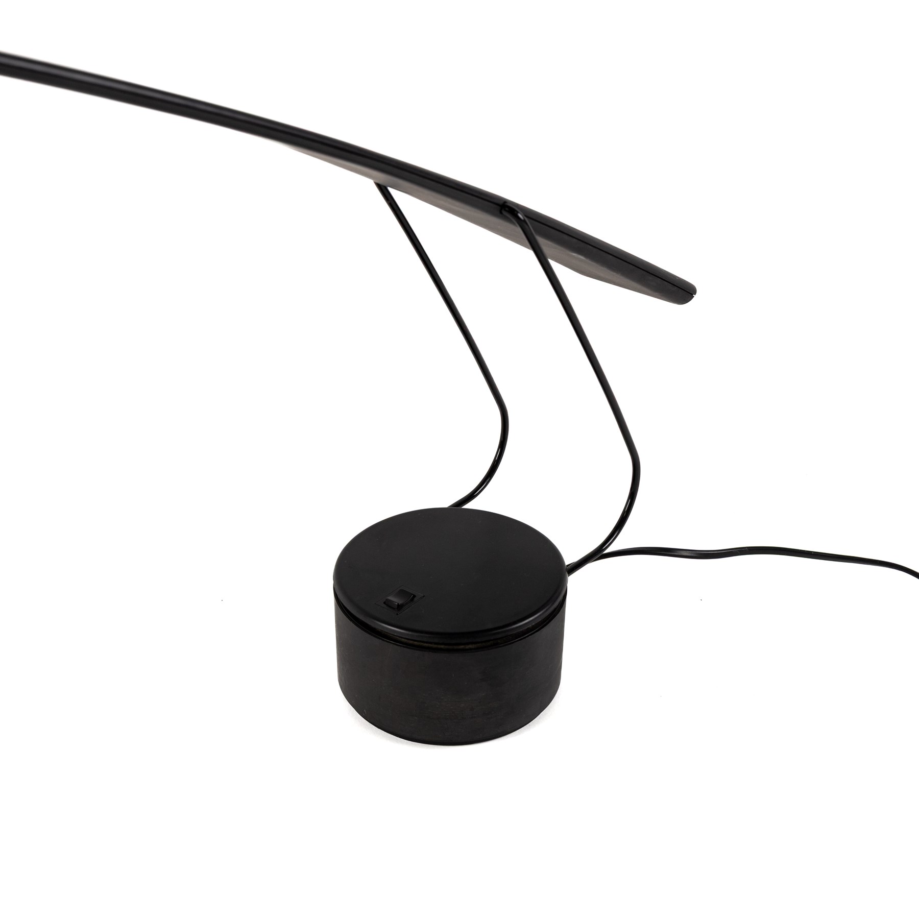 Mario Barbaglia and Marco Colombo for Italiana Luce, Italy - 'Dove' adjustable desk lamp in black finish