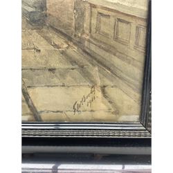 Frederick William Booty (British 1840-1924): The Shambles York, watercolour signed and dated 1911, 73cm x 55cm