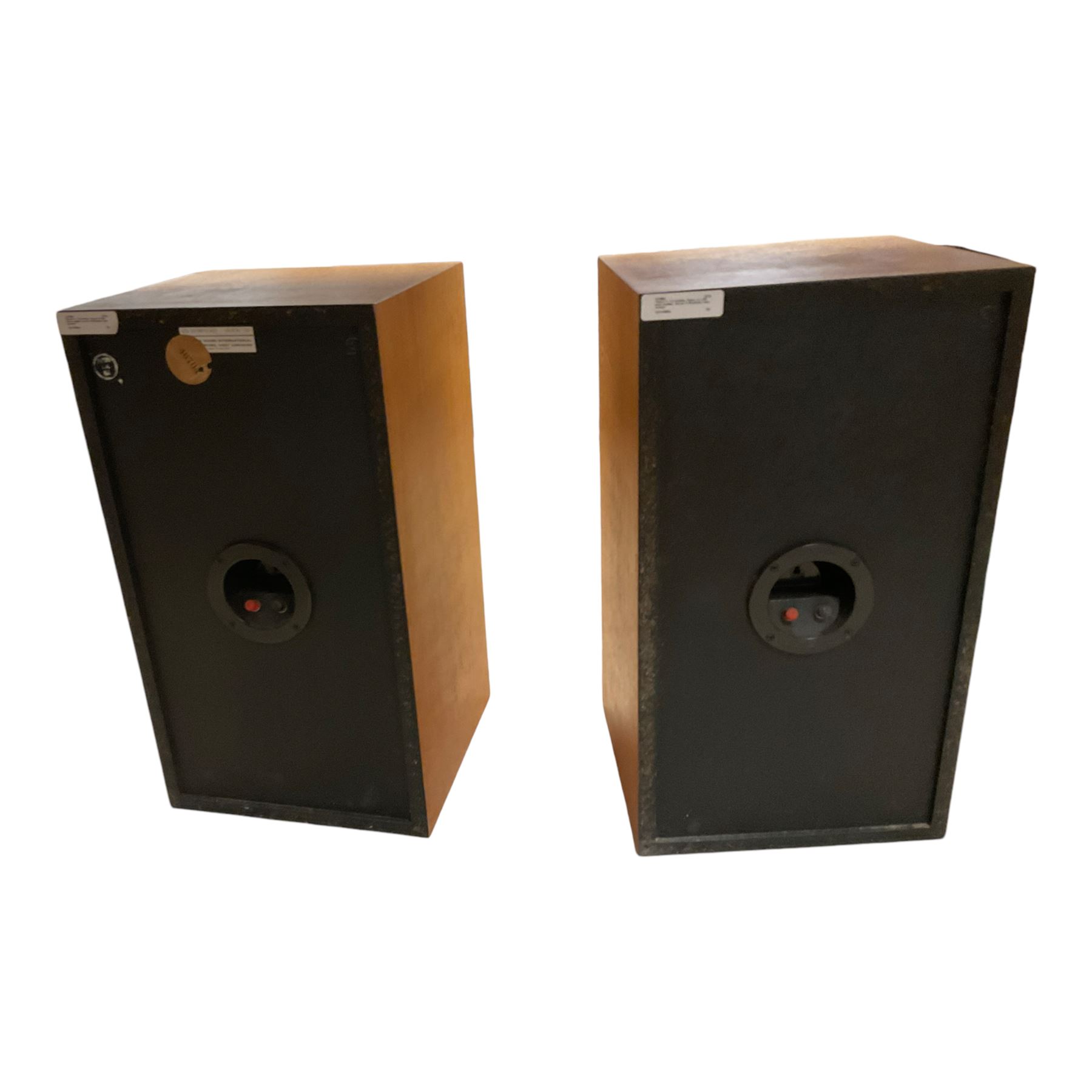 Pioneer PL-12D turntable, Pioneer SA-5300 stereo amplifier, and pair of Wharfedale Linton speakers 