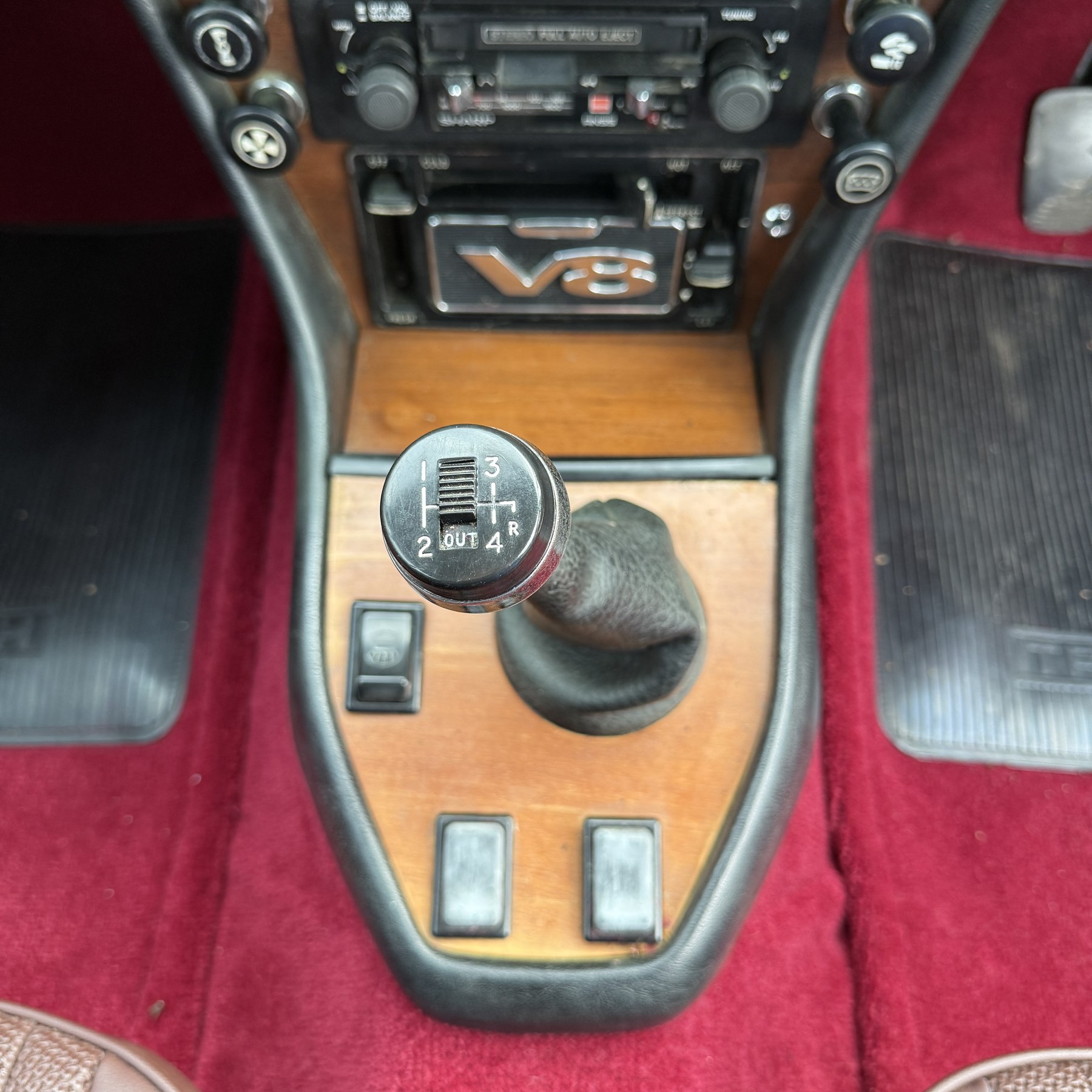 1973 Triumph Stag Mk II 3.0 V8 Manual with Overdrive

Registration: FTV 859L
Date of first registration: 8th March 1973
Recorded mileage: approximately 50,000 miles
Engine: 2,997cc petrol V8
Transmission: four-speed manual with overdrive

An attractive manual-overdrive example of Triumph’s celebrated V8 grand tourer, finished in yellow and supplied with both a removable hardtop and folding soft top.

The car has been the subject of extensive restoration and mechanical work, supported by a large history file containing invoices, notes and photographs documenting the work undertaken. The accompanying records indicate that the engine was rebuilt at approximately 36,000 miles, including re-boring of the block, checking and machining of the top faces, and steam cleaning following machining.

Further work and replacement parts are understood to include an upgraded radiator, electric cooling fan, Stag Webber header tank kit, complete set of cooling hoses and clips, fuel pump and filters, alternator, distributor cap, HT leads, spark plugs, front brake calipers and hoses, rear brake cylinders, tyres, front lights and LED bulbs. Various seals, interior trim items and seat components have also reportedly been renewed.

The car is believed to have been dry-stored from 1994 until 2017, with a substantial programme of recommissioning and improvement subsequently undertaken between 2017 and 2023. The history file also includes earlier MOT certificates dating from 1988 to 1994.

Offered with its V5C, hardtop, soft top, extensive restoration and maintenance history, photographic record and a quantity of useful spare parts, including a new dashboard veneer set.