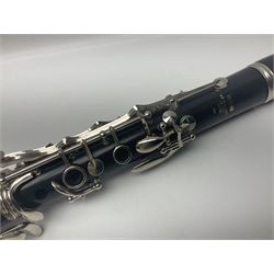 Yamaha 26II five-piece clarinet, serial no.027761; in fitted case with accessories