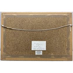 John Spence Ingall (Staithes Group 1850-1936): 'Runswick Bay - looking over the Sands to Hob Holes', watercolour signed, titled on label verso 16cm x 34cm 
Provenance: a wedding present to the artist's godson, Peter Hill, in 1935, thence by descent through the family of Mark Senior. Peter Hill, born 1909, was the son of Ingall's friend and fellow Staithes Group member Rowland Henry Hill.