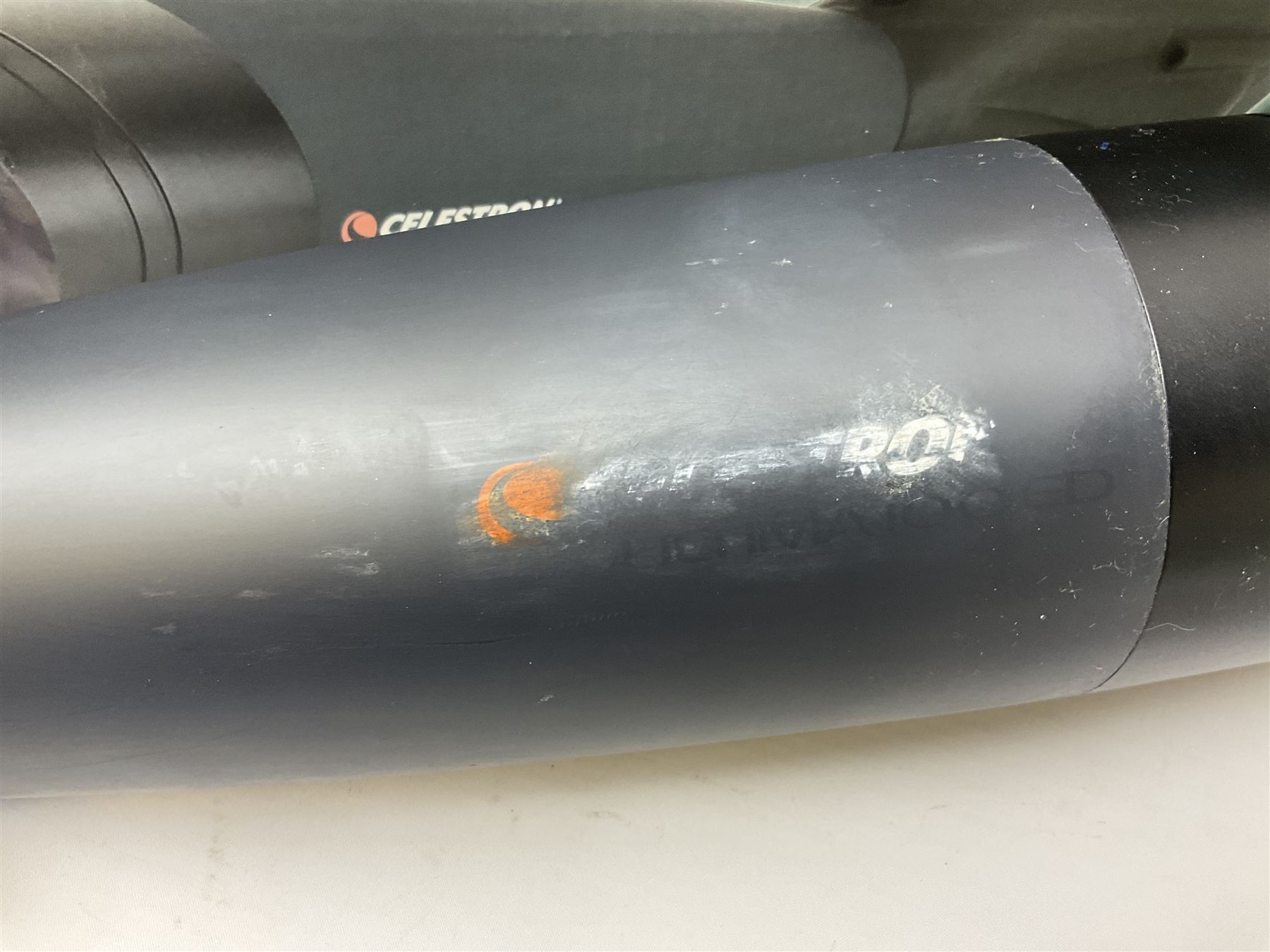 Celestron Ultima 100ED zoom spotting scope, model no. 52253, carrying case, instruction manual and in original box