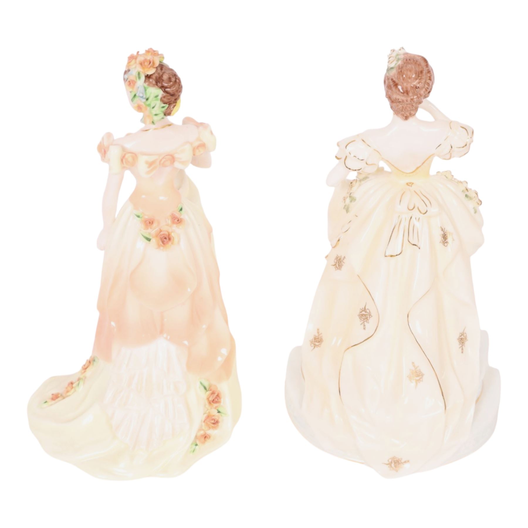 Two Coalport figures from the English Rose Collection, 1991 Sweet Juliet 282/1000 and 1995 Moonlight 89/1000, both with certificate and box   