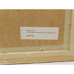 Gill Douglas (Northern British 1944-): 'Journeys End - Isle Ewe Wester Ross', watercolour signed, titled verso 24cm x 36cm 
Notes: Originally from Newcastle upon Tyne, at the age of 28 Gill moved to study Theatre Design at Art College in Nottingham.  On completion of her Diploma, in 1976,  she moved to York to establish herself as an artist and print maker.