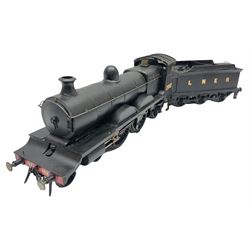 Gauge 1 - live steam LNER 4-4-2 locomotive No.2903 with pressure gauge; and six-wheel tender