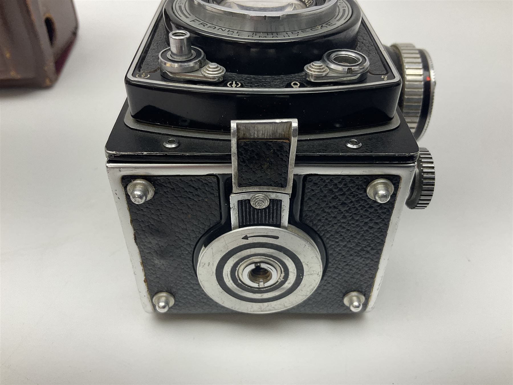 Rollei Rolleiflex 3.5C camera body, serial no 1775847, with 'Planar 1.35 f-75mm' lens serial no 1788432 and 'Heidosmat 1:2.8/75' lens serial no 2440876, complete with a cased set of additional lenses 