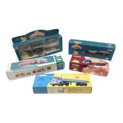 Five boxed Corgi die-cast models comprising ‘Dibnah’s Choice’ Sentinel Dropside wagon and Fowler B6 Crane Engine and Trailer, Albion Caledonian lorry, Texaco tanker and Wall’s AEC trailer