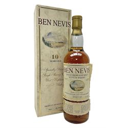 Ben Nevis, ten year old, Scotch whisky, 70cl, 55.2% vol, with box