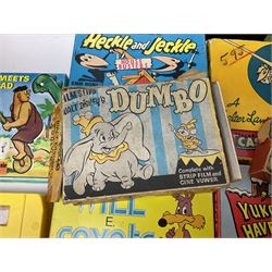 Corgi/Disney - Movie Vision, in original box, with Corgi projector, two Corgi Movie Viewers and nine films; together with 8mm film reels and strips to include Disney’s Dumbo, Mickey Mouse, Alice in Wonderland etc, most in original boxes