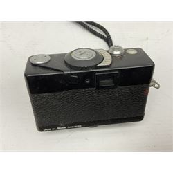 Three Rollei cameras, to include a Rollei 35 LED camera, with Triotar 3.5/40 lens and two Rollei XF 35 cameras, each with Sonnar 2.3/40 lenses