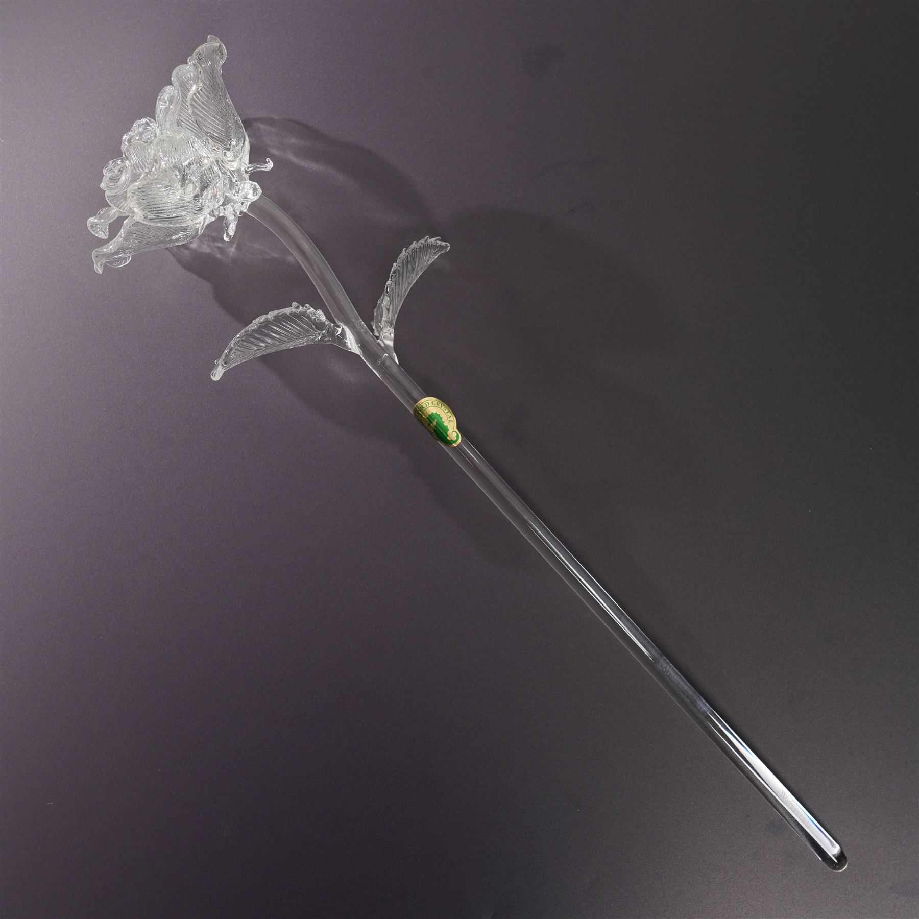 Set of six Waterford Crystal flowers, to include Fleurology Sunflower, Tulip, Lily, Rose, and others not Fleurology comprising Orchid and Calla Lily, in original boxes