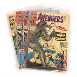 Twenty-two Marvel Silver Age 'The Avengers' comic books, spanning years1965-1967, comprising issues #21-#40, including some duplicates