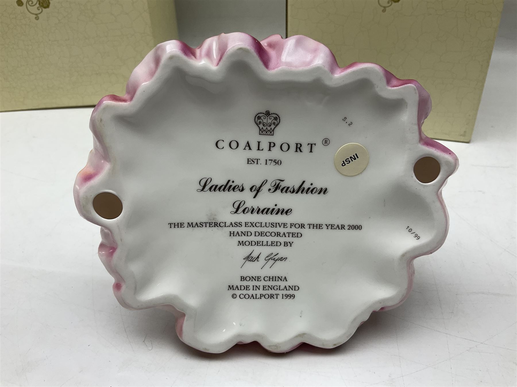 Two Coalport Ladies of Fashion figures, Shirley and Lorraine, both with original box, together with Royal Doulton figure, Carman from Opera Heroins Collection, with certificate of authenticity 