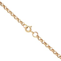 9ct rose gold hinged locket pendant necklace, hallmarked