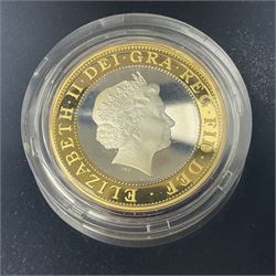 The Royal Mint United Kingdom 2009 'Charles Darwin' silver proof piedfort two pound coin, cased with certificate