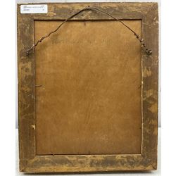 English School (Early 20th century): 'Walter Sickert and his Wife', watercolour unsigned, titled verso 26cm x 20cm