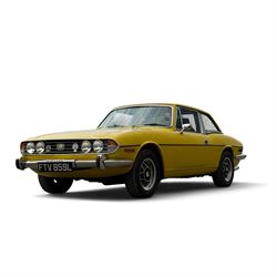 1973 Triumph Stag Mk II 3.0 V8 Manual with Overdrive

Registration: FTV 859L
Date of first registration: 8th March 1973
Recorded mileage: approximately 50,000 miles
Engine: 2,997cc petrol V8
Transmission: four-speed manual with overdrive

An attractive manual-overdrive example of Triumph’s celebrated V8 grand tourer, finished in yellow and supplied with both a removable hardtop and folding soft top.

The car has been the subject of extensive restoration and mechanical work, supported by a large history file containing invoices, notes and photographs documenting the work undertaken. The accompanying records indicate that the engine was rebuilt at approximately 36,000 miles, including re-boring of the block, checking and machining of the top faces, and steam cleaning following machining.

Further work and replacement parts are understood to include an upgraded radiator, electric cooling fan, Stag Webber header tank kit, complete set of cooling hoses and clips, fuel pump and filters, alternator, distributor cap, HT leads, spark plugs, front brake calipers and hoses, rear brake cylinders, tyres, front lights and LED bulbs. Various seals, interior trim items and seat components have also reportedly been renewed.

The car is believed to have been dry-stored from 1994 until 2017, with a substantial programme of recommissioning and improvement subsequently undertaken between 2017 and 2023. The history file also includes earlier MOT certificates dating from 1988 to 1994.

Offered with its V5C, hardtop, soft top, extensive restoration and maintenance history, photographic record and a quantity of useful spare parts, including a new dashboard veneer set.