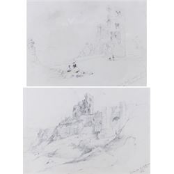 John Wilson Carmichael (British 1800-1868): 'Scarborough from the North West' and 'Scarbor...