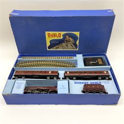 Hornby Dublo - three-rail EDP2 passenger set with Duchess Class 4-6-2 locomotive 'Duchess of Atholl' No.6231, two coaches, track and controller, boxed.