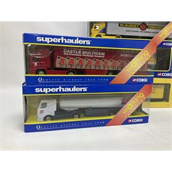 Corgi - fourteen 1:64 scale Superhaulers vehicles comprising TY86710, TY86711, two TY86712, TY86714, TY86716, TY86717, TY86718, two TY86804, TY86806, TY86902, TY87008 and TY87009 (14)