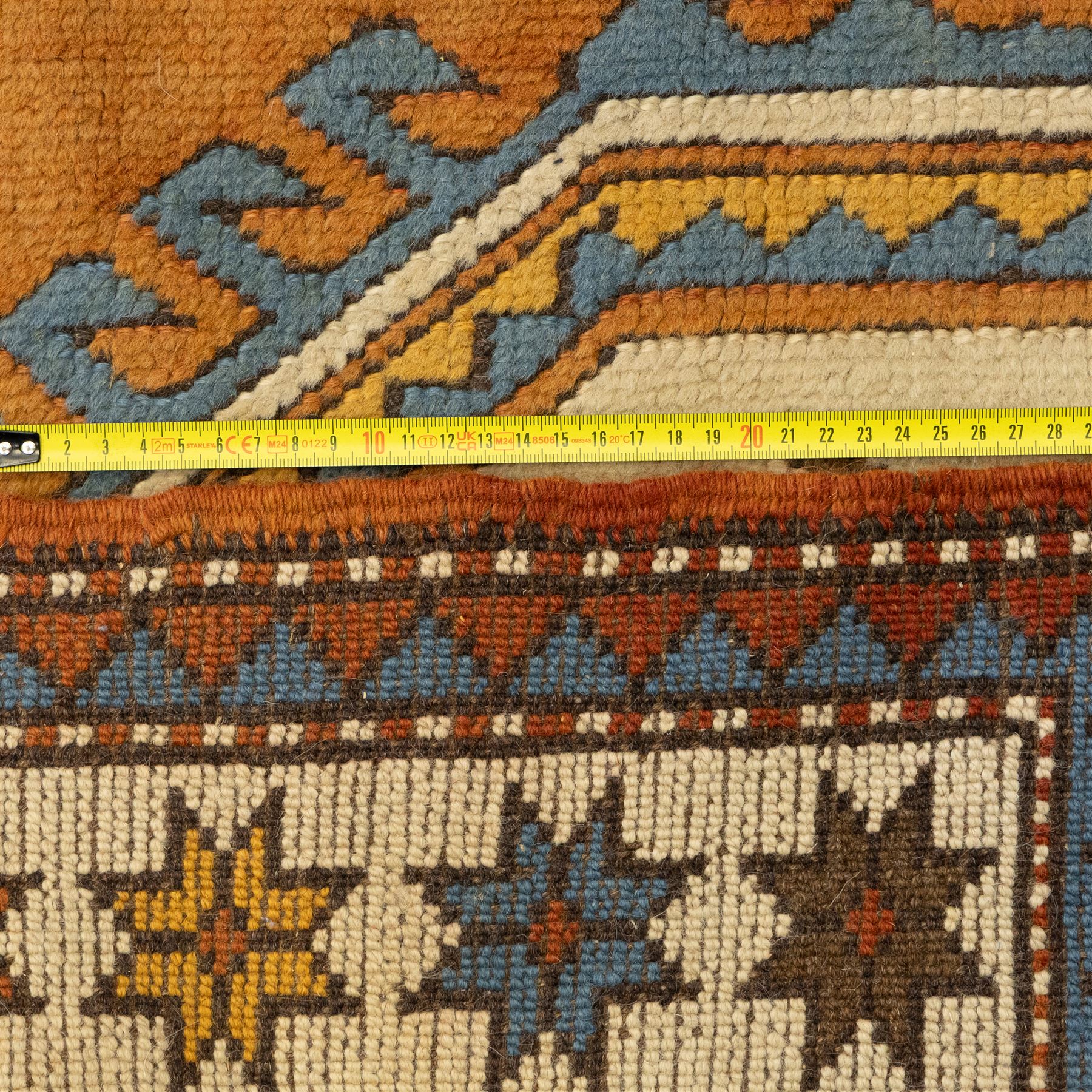 Four Persian rugs, Turkish Anatolian rug, 194x131cm, Turkish Anatolian prayer rug  136x78cm, Persian Gabbeh prayer rug 88x67cm, Caucasian Kazak rug 152x100cm (4)